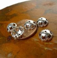 Image result for Sterling Silver Wrap around Bead Caps
