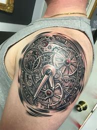 Image result for Clock Gears Tattoo Drawings