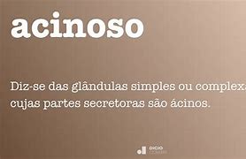 Image result for acinoso