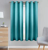 Image result for Blackout Curtains for Bedroom in the Color Teal and 54 Inches Long