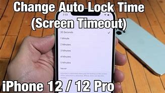 Image result for How to Set Lock Screen Time iPhone