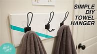 Image result for towels hangers diy