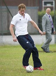 Image result for Prince Harry Soccer
