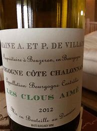 Image result for A P Villaine Bourgogne Cote Chalonnaise Fortune