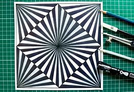 Image result for Black and White Drawings of 3D Art
