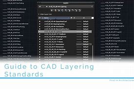 Image result for AutoCAD Layer Colors Standards