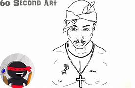 Image result for Tupac Drawing Simple