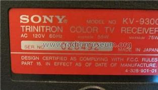 Image result for Sony 27 Trinitron TV