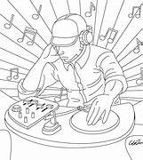 Image result for DJ Booth Coloring Page