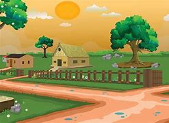 Image result for Village Scene Cartoon Background