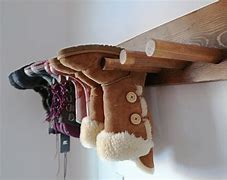 Image result for wood boots hanger