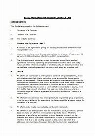 Image result for English Contract