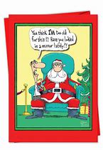 Image result for Funny Santa Christmas Cards