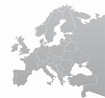 Image result for Europe Gray Map Serbia