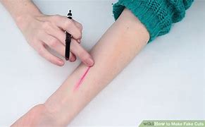 Image result for How to Make Fake Cuts
