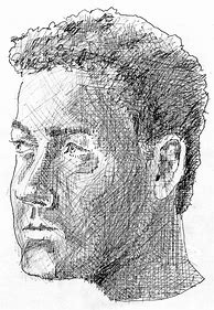 Image result for Self Portrait Cross-Hatching