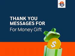 Image result for Money Gift Thank You Note