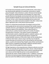 Image result for Culture Essay Introduction Example