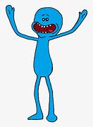 Image result for Rick and Morty Blue Guy