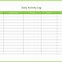 Image result for Daily Tracking Log Template