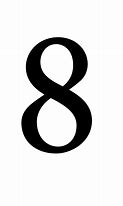 Image result for Small Number 8