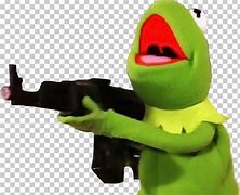 Image result for Kermit the Frog Gun Meme