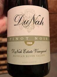 Image result for DuNah Pinot Noir DuNah Estate