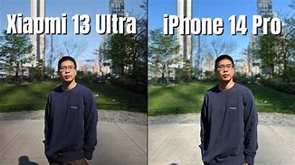 Image result for Comparayif iPhone 14 Et Xiaomi 13 Pro Photo