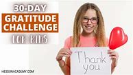 Image result for Gratitude Challenge for Children