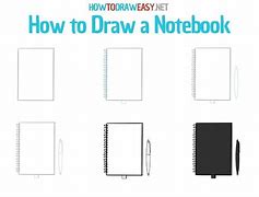 Image result for How to Draw a Pencil and Notebook