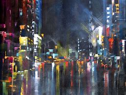 Image result for Night City Abstract