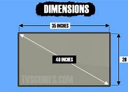 Image result for 40 Inch TV Dimensions Glafit Design