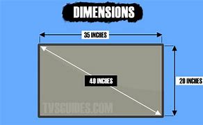 Image result for Dimensions for 40 Inch TV