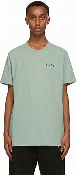 Image result for Off White Blue T-Shirt