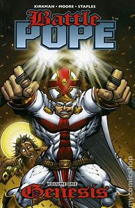 Image result for Battle Pope Cartoon