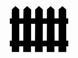 Image result for Clip Art Old Wooden Picket Fence