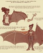 Image result for Bat Person Drawing