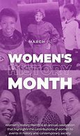 Image result for Women's History Month Poster