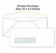Image result for letters sizes envelope windows