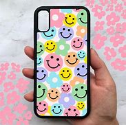 Image result for Smiley-Face Purple Phone Case