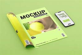 Image result for Holding Mock Up Magazine