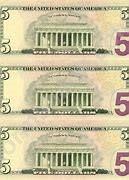 Image result for Five Dollar Bill Front and Back