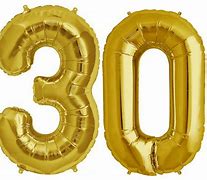 Image result for 30 Balloon Numbers