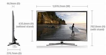 Image result for 46 TV Dimensions