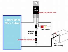 Image result for Solar Battery Charging Circuit
