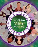 Image result for Disney Villain Zodiac