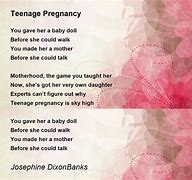 Image result for A Poem About Teenage Pregnancy