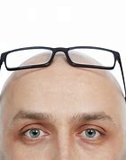 Image result for Frameless Eyeglasses for Bald Heads
