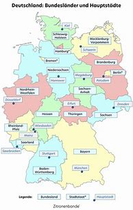 Image result for Bundesländer Karte