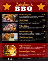 Image result for BBQ Food Truck Menu Ideas